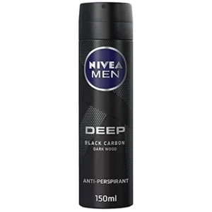 اسپری ضد تعریق مردانه دیپ بلک نیوا Nivea Deep Black Carbon Darck Wood Spray